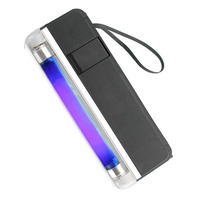 Détecteur de billets UV portable avec écran LCD - Détecte les billets de banque contrefaits en polymère et en papier - 600 billets/minute - Batterie lithium-ion
