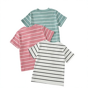 Girls <b>Animal</b> Cartoon Cat Print Summer T-Shirt Black O Neck Short Sleeve Knitted Cotton Quick Dry Breathable Casual Plus Size - Product Image 2