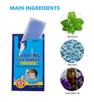 Lijitang 2026 Gel de refroidissement à effet rapide Patch antipyrétique Patch de refroidissement de Gel Patch de refroidissement de glace pour enfants et adultes
