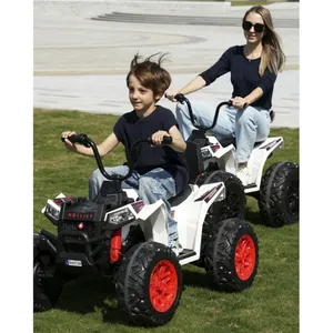 2024 새로운 럭셔리 전기 배터리 전원 24v 큰 바퀴 어린이 ATV 오토바이 전기 자동차 아이의 장난감 자동차에 타고