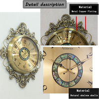 Kreative Nordische Stil Geräuschlose Quarz-Wanduhr Luxuriöses Modernes Kunstdesign Heimdekoration für Schreibtisch Designer-Wanduhr