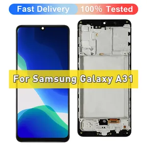 Para samsung galaxy A31 teléfono celular original LCD pantalla de visualización para Samsung Galaxy A31