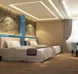 Customize Hilton Design Hotel Furniture and Modern Wooden Hotel Bedroom Furniture Sets