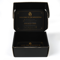Boîte d'expédition en carton ondulé découpée sur mesure avec insert en papier kraft premium pour emballage cadeau d'abonnement cosmétique
