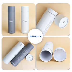 Usine en gros matériaux écologiques boîte de tube en papier kraft tube d'emballage en papier recyclé - Product Image 1