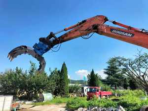 15 тоннной 25 тонн захват экскаватора навесного оборудования гидравлический вращающийся древесных бревен камень захват для бревен - Product Image 3