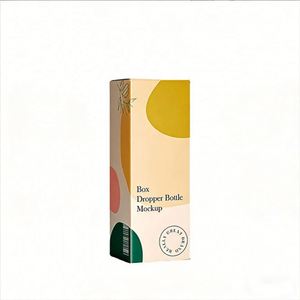 Eco-Friendly Custom OEM Cardboard Folder Box-High Quality Cosmetic Skin Care 30ml Serum Essential Oil <b>Dropper</b> <b>Bottle</b> Packaging - Product Image 2