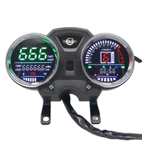 Speedometer Tachometer Digital LED Voltmeter Yamaha GT125 Kompatibel Terbaru dengan Bahan Plastik