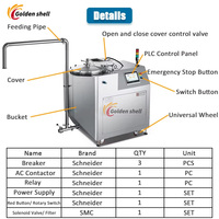 Machine automatique de fouettage et de remplissage de crème/machine à faire des gâteaux à la crème/fouet à crème automatique