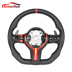 Volant sport en cuir pour BMW Série 5 3 F10 F30 E70 E71 E90 F15 F20 <span class=keywords><strong>F21</strong></span> F31 F32 F07 F12 Accessoires de voiture modifiés - Product Image 5