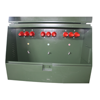 Boîtier de distribution de câbles de style américain DFW-15kV/200A, niveau de protection IP54, pour extérieur, boîte de dérivation de câbles, ligne aérienne