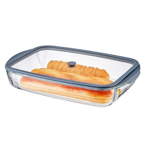 <span class=keywords><strong>Teglia</strong></span> da Forno Rotonda <span class=keywords><strong>in</strong></span> Vetro Borosilicato Linuo, Resistente al Calore, Ecologica, 10 Pollici, per <span class=keywords><strong>Pizza</strong></span> e Cottura - Product Image 3