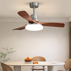 <span class=keywords><strong>Ventilador</strong></span> de <span class=keywords><strong>Techo</strong></span> LED Moderno Nórdico con 3 Aspas, Motor DCM, Decoración Minimalista de Diseño para Sala de Estar, Control Remoto Incluido - Product Image 3