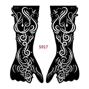 Plantilla de Tatuaje Temporal de Henna para Dedos, Personalizada OEM, Material de PVC, Impermeable, Profesional, No Tóxica - Product Image 5