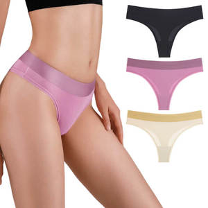 Bragas de encaje hermosas para <span class=keywords><strong>mujer</strong></span> madura, ropa interior sin rastro, pantalones laterales anchos con Tanga de color, ropa interior para <span class=keywords><strong>mujer</strong></span>, otra ropa interior - Product Image 1