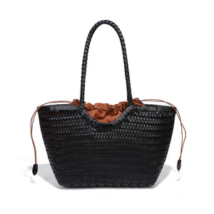 Bolsos de Hombro de Lujo de Gran Capacidad, Bolso Tote Vintage Tejido, Bolso de Mano de Gran Capacidad para Mujer, RTS, Pedido Mixto al por Mayor - Product Image 2
