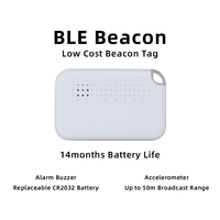Balise de positionnement intérieure Holyiot Mini Bluetooth Ble Iot avec accéléromètre, buzzer, iBeacon