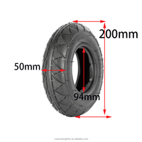 Ban Luar Skuter Listrik 200x50 Anti-Ledakan dari Karet untuk Speedway Mini 3/4 Pro, Tidak Perlu Diisi Angin