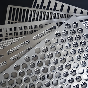 304 316L Stanz öffnung 6mm 8mm 10mm korrosions beständiges Aluminium DX51D Z150 Lochbleche - Product Image 1