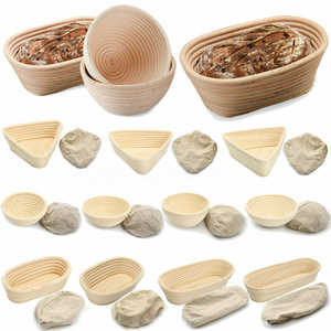 <b>Bread</b> Banneton Proofing <b>Basket</b> Oval Round Shape <b>Bread</b> Proofing <b>Basket</b> Rattan Banneton <b>Basket</b> Wholesale - Product Image 2