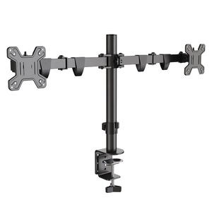 Kaloc DW220-J ขาตั้งมอนิเตอร์แบบหมุนได้360องศา17-32ปรับได้การติดตั้งมอนิเตอร์เอาต์เทอร์มินัลขาโต๊ะ - Product Image 1