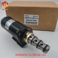 Vanne solénoïde de pompe hydraulique KDRDE5K-31/30C50-122 YN35V00048F1 compatible avec les excavatrices Kobelco SK200-8 SK210-8