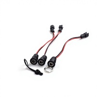 Connecteur femelle DC étanche IP67 à courant élevé 10A, vis M12, prise 022, 5,5*2,1, 5,5*2,5, pour équipement industriel, écran LED