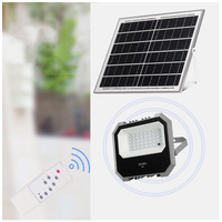 Nouvelle conception, projecteur solaire tout-en-un IP65 pour route, 50, 100, 150, 200W, avec capteur de mouvement et contrôle par cellule photoélectrique LED