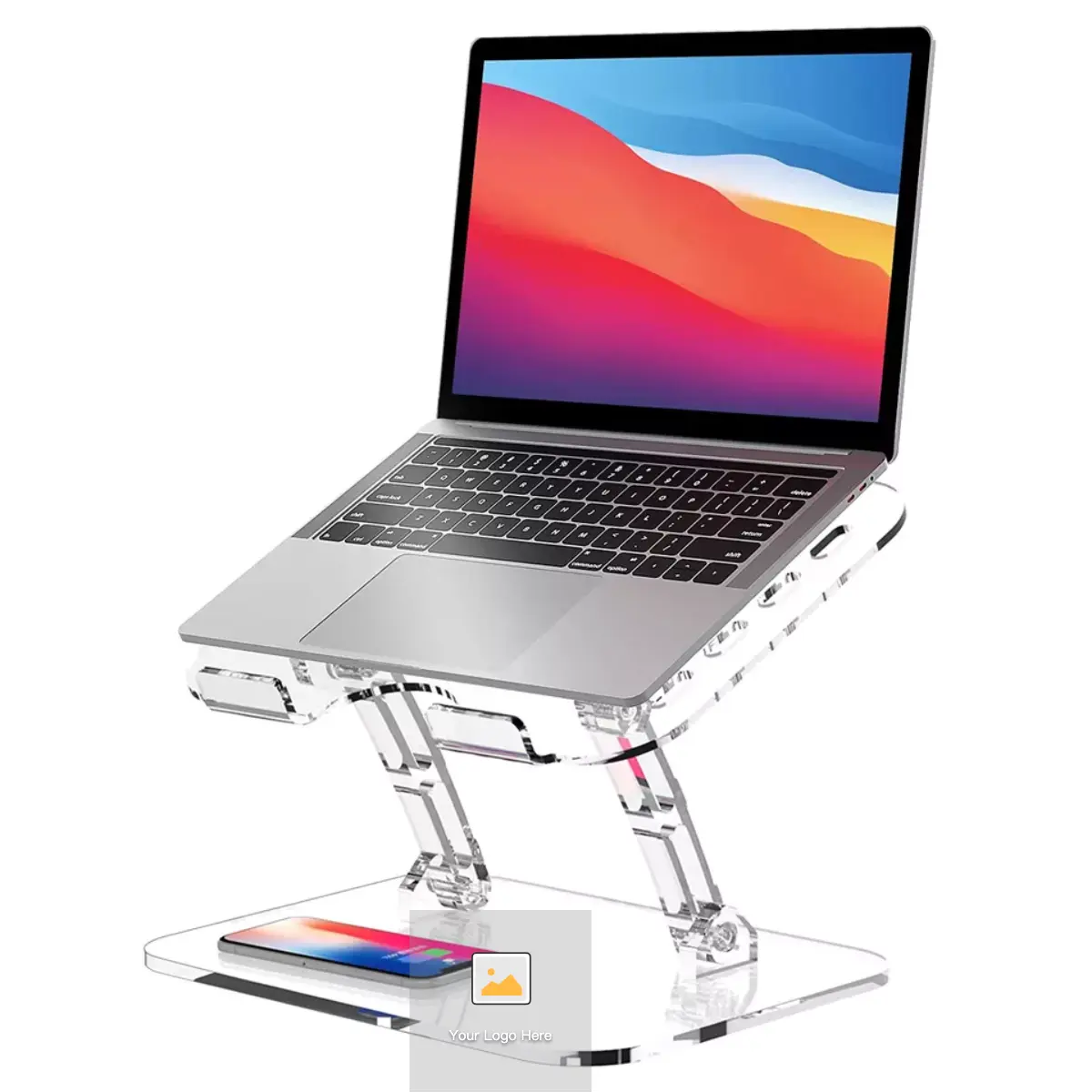 Elevate Laptop Holder Portable Laptop Ergonomic Computer Stand Riser Soporte Para Adjustable Acrylic Laptop Stand