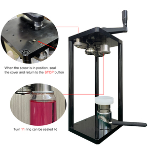 Nhà Máy Trực Tiếp Thép Không Gỉ Pet Lon Niêm Phong Máy Bán Tự Động Cho Chai Cho Hướng Dẫn Sử Dụng Có Thể Sử Dụng Trà Sữa Cà Phê Cửa Hàng - Product Image 3