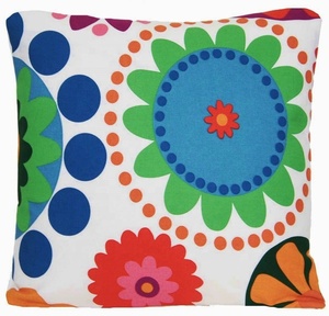 Floral Printed Square <b>Cushion</b> Cover Bohemian Style Home Decor Washable Design - Product Image 1
