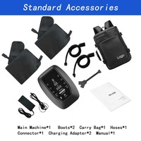 Bottes de compression portables pour la prévention de la thrombose veineuse profonde, récupération, pressothérapie, drainage lymphatique, machines de massage des jambes