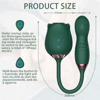 Top-Angebot: 2-in-1 Rosen-Saugnapf-Vibrator – G-Punkt- und Kitzlerstimulator für die Masturbation der Frau