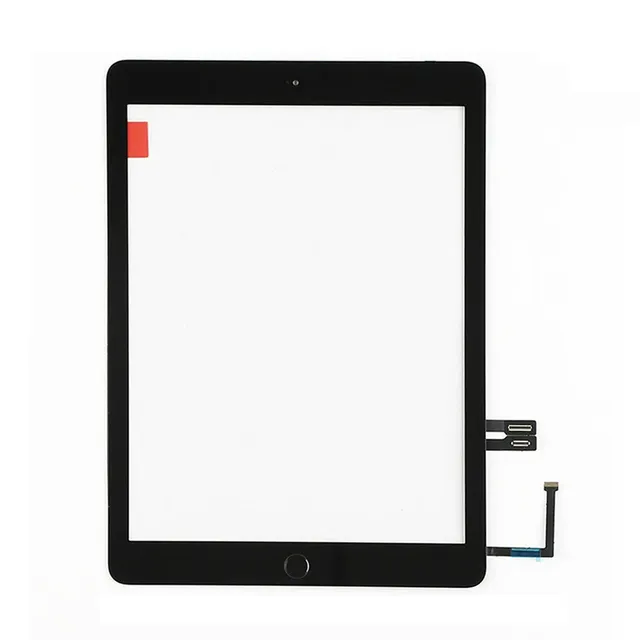 For iPad 6(2018) 9.7" Touch Screen Digitizer with Home Button & Camera Bracket Adhesive 6th Gen A1893 A1954