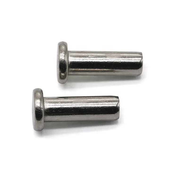 Factory Made Stainless Steel Solid Rivets Flat Head Solid Rivet