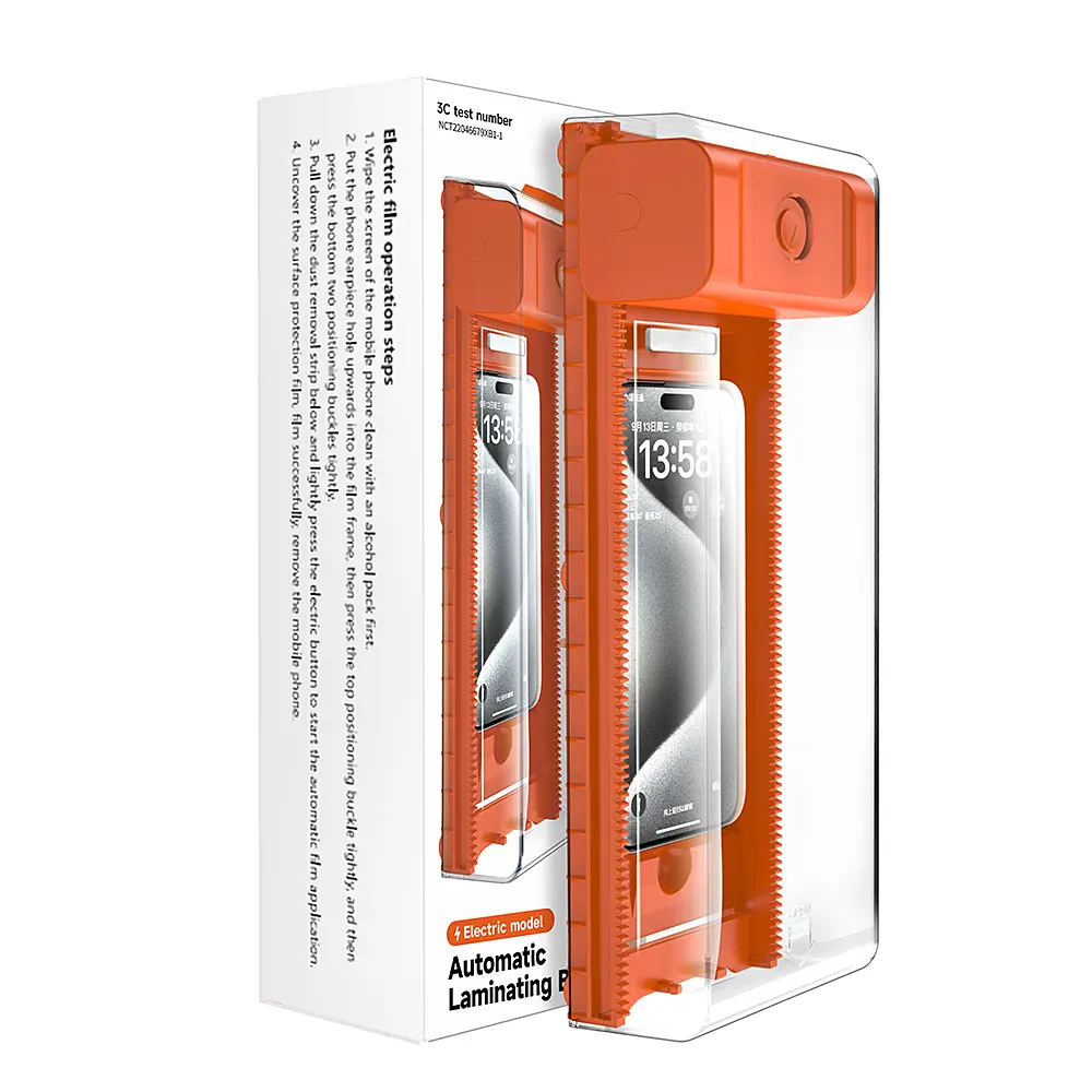 Kit de montaje de vidrio templado para teléfonos móviles Protector DE PANTALLA DE PRIVACIDAD eléctrico con película Fácil instalación