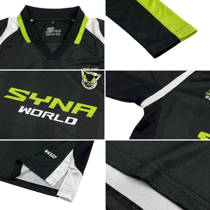 Fabricant de vêtements de sport unisexes d'été respirants, design de broderie par sublimation, maillot de football rétro streetwear personnalisé - Product Image 4