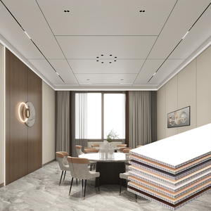 Panel de <span class=keywords><strong>Techo</strong></span> Integrado de Panal de Abeja de Aluminio para Toda la Casa, Cocina, Sala de Estar, Hotel - Product Image 1