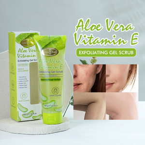 Gel Esfoliante all'Aloe Vera Aichun Beauty con Vitamina <span class=keywords><strong>E</strong></span>, Idratante, Levigante, Schiarente per Viso <span class=keywords><strong>e</strong></span> Corpo - Product Image 5