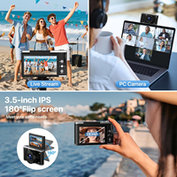 Caméra numérique Vlog 8K populaire, 48MP, écran rotatif à 180°, compacte, Wi-Fi, autofocus, écran 3,5 pouces, idéale pour les cadeaux et les voyages