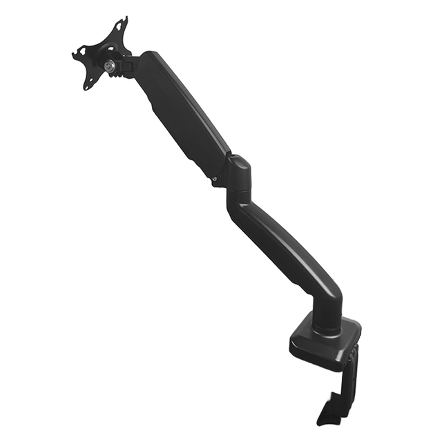 Universal Adjustable Laptop Holder Arm Durable Single Monitor Stand Desktop Adjustable Gas Spring for Ergonomic Sit-Stand Use
