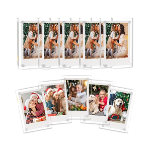 Cadre <span class=keywords><strong>photo</strong></span> en acrylique <span class=keywords><strong>transparent</strong></span> de 3 pouces en gros, cadre magnétique <span class=keywords><strong>pour</strong></span> billets, petit cadre en plastique <span class=keywords><strong>pour</strong></span> réfrigérateur, photos personnalisées - Product Image 4