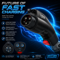 Adaptateur EV SAE J1772 vers IEC 62196, adaptateur Tesla vers SAE J1772 Type 1 vers Type 2, adaptateurs pour voitures électriques commerciales
