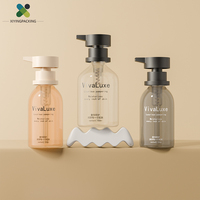 Bouteille en plastique ronde personnalisée avec pompe rotative pour désinfectant pour les mains, 100 ml, 150 ml, conteneur de voyage