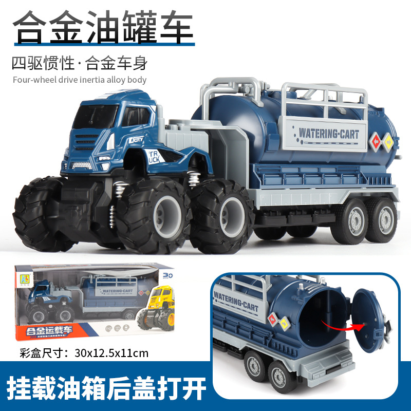 Camions de cabine d'huile bleue en alliage