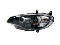 Faros Delanteros Bi-Xenón Facelift para BMW X6 E71 LCI 2011-2014, Luces de Circulación Diurna Angel Eyes D1S 12V, Certificación ECE, Impermeables IP68, 6000K, 4000 Lúmenes