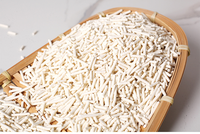 Litière pour chat en tofu biodégradable en gros, contrôle des odeurs, sans poussière, 5 kg, 1,5 mm, 1,8 mm, 2,0 mm, en vrac