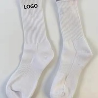 6 paires 1 paquet de chaussettes de sport de compression de haute qualité avec fond en tissu éponge, absorbant les chocs, anti-fatigue, pour marathon, yoga