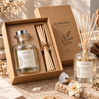 Bouteilles de diffuseur vides, bouteille de diffuseur à roseaux, bouteille de diffuseur de Noël de luxe, bouteille de diffuseur personnalisée avec boîte