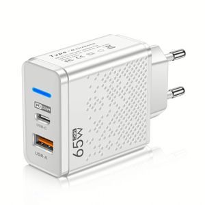 Wholesale 65W USB C Charger PD Type C Fast Charging Wall <b>Adapter</b> for Phone 16 15 14 13 Quick Charge3.0 for Android Phones - Product Image 1